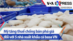 Mỹ tăng thuế chống bán phá giá đối với 5 nhà xuất khẩu cá basa Việt Nam | Truyền hình VOA 23/3/24