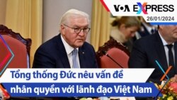 Tổng thống Đức nêu vấn đề nhân quyền với lãnh đạo Việt Nam | Truyền hình VOA 26/1/24