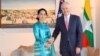 Malcolm Turnbull and Aung San Suu kyi (Ministry of Foreign Affairs Myanmar)