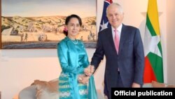 Malcolm Turnbull and Aung San Suu kyi (Ministry of Foreign Affairs Myanmar)