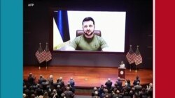 Prezidan Ikrenyen an Volodimir Zelensky mande kongrè ameriken an plis asistans pou l batay ak Larisi