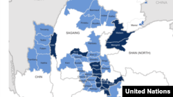 Hail stones Storms in Burma 2016 (UN- OCHA)