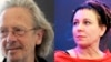 ၂၀၁၉ စာပေဆိုင်ရာ Nobel ဆုရှင် Peter Handke နဲ့ ၂၀၁၈ စာပေဆိုင်ရာ Nobel ဆုရှင် Olga Tokarczuk 