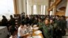 Military members of parliament arrive at the Union Parliament in Naypyitaw, Myanmar March 15, 2016. REUTERS/Soe Zeya Tun - GF10000345646