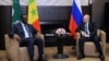 Russia's President Vladimir Putin meets with Senegal's President Macky Sall in Sochi