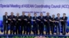 Bộ trưởng Ngoại giao các nước ASEAN dự phiên họp đặc biệt của Hội đồng Điều hợp ở Vientiane, Lào, ngày 20/2/2020.