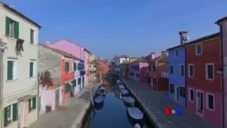 အိမ်ရောင်စုံရှိတဲ့ Burano ကျွန်း