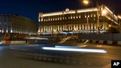 Здание Федеральной службы безопасности на Лубянской площади. Москва, Россия.