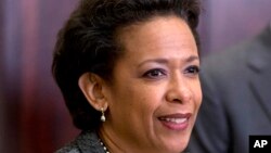 အမေရိကန် ဗဟိုအစိုးရရှေ့နေချုပ် Loretta Lynch