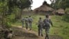  Myanmar soldiers on patrol in Rakhine state. 