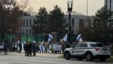 Антивоенный протест против войны России в Украине в Вашингтоне