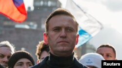 Алексей Навальный на митинге в Мочскевею 29 февраля 2020 